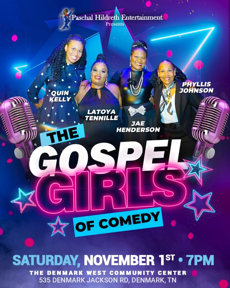 Paschal Hildreth Entertainment Redefines Faith and Fun with “The Gospel Girls of Comedy” and “The Men’s Ministry of Comedy” 