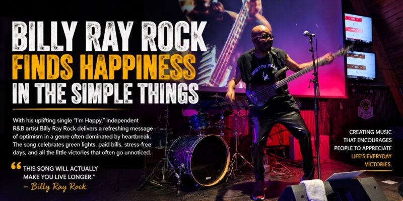 Billy Ray Rock Finds Happiness in the Simple Things, and Wants His Music to Do the Same