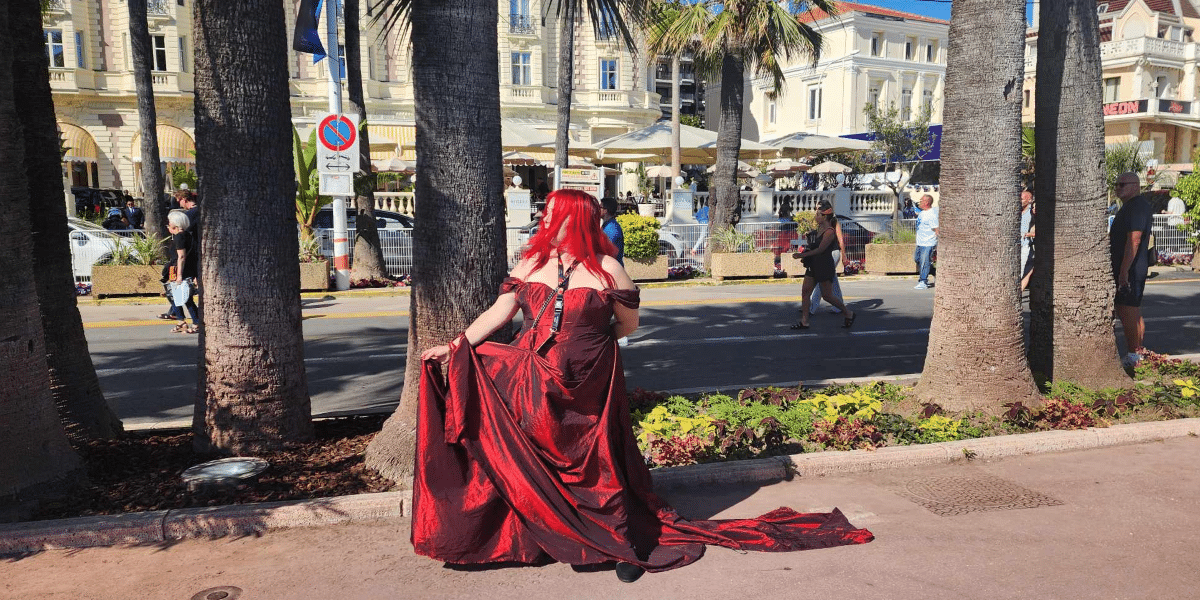 About That Dress - Designer Gabrielle Fenech Wows Cannes Dressing Celebrity Publicist